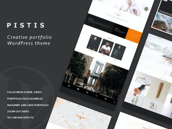 Pistis - Portfolio / Agency WP Theme WordPress Teması