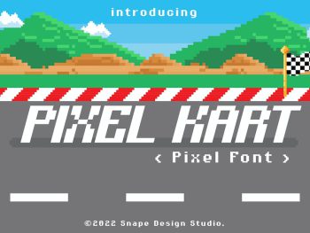 Pixel Kart - Pixel Font Yazı Tipi