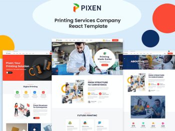 Pixen - Printing Services Company React Template Yazı Tipi