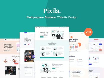 Pixila - Creative Multipurpose HTML Template Yazı Tipi