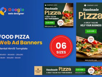 Pizza Banners HTML5 - GWD Yazı Tipi