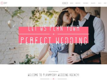 Plan My Day - Wedding / Event Planning Agency WordPress Teması