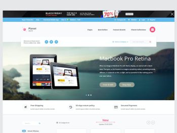 Planet Store - Ecommerce HTML Template Yazı Tipi