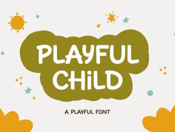 Playful Child Display Font Yazı Tipi