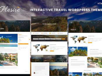 Plesire - Interactive Travel Template Yazı Tipi