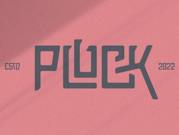 Pluck Font Yazı Tipi