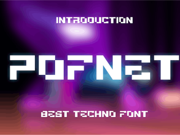 Pofnet Font Yazı Tipi