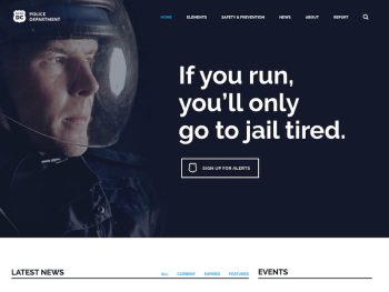 Police & Fire Department and Security WP Theme WordPress Teması