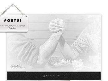 Pontus - Creative Portfolio / Agency Template Yazı Tipi