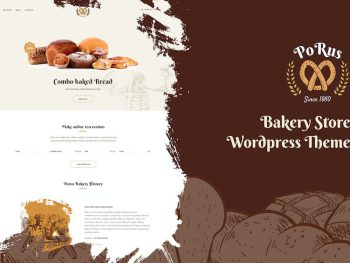 Porus - Bakery Store WordPress Teması