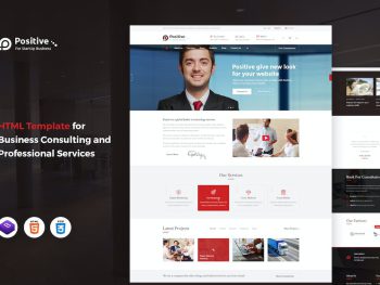 Positive - Business Consulting HTML Template Yazı Tipi