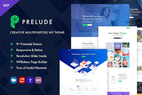 Prelude - Creative Multipurpose WordPress Teması