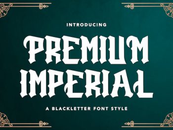 PremiumImperial - Blackletter Font Yazı Tipi