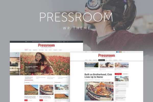 Pressroom - News and Magazine WordPress Teması