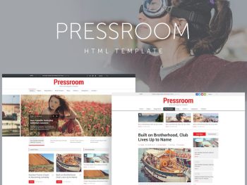 Pressroom - Responsive News and Magazine Template Yazı Tipi