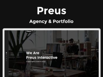Preus - Digital Agency / Portfolio Template Yazı Tipi