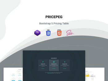 Pricepeg - Bootstrap 5 Pricing Table Yazı Tipi