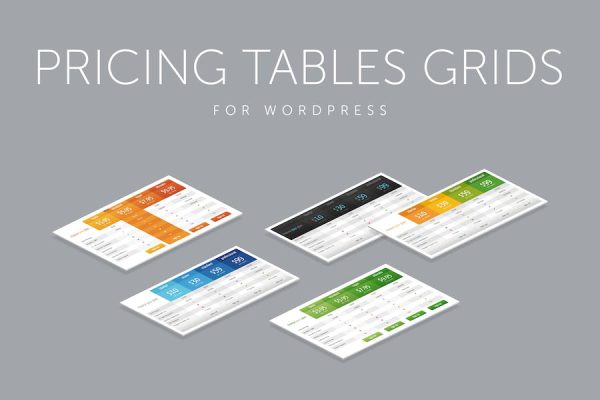 Pricing Tables Grids for WordPress WordPress Eklentisi