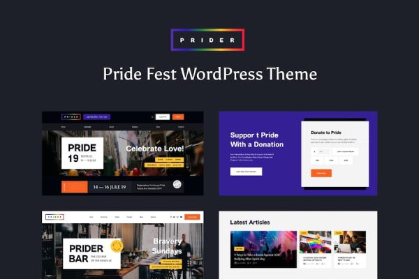 Prider WordPress Teması