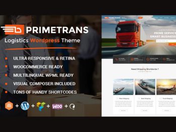 PrimeTrans | Logistics HTML Template Yazı Tipi