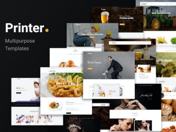 Printer - Responsive MultiPurpose HTML5 Template Yazı Tipi