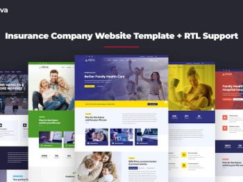 Priva - Insurance Company Website Template + RTL Yazı Tipi
