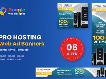 Pro Hosting Banners HTML5 - GWD Yazı Tipi