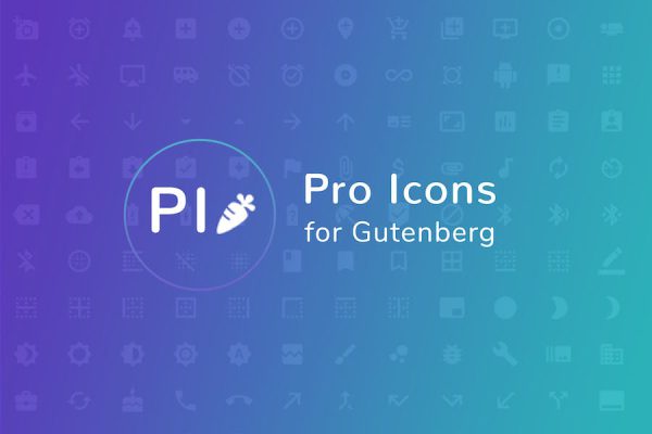 Pro Icons for Gutenberg WordPress Editor WordPress Eklentisi