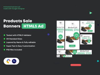 Product Sale Banners HTML5 Ad Yazı Tipi