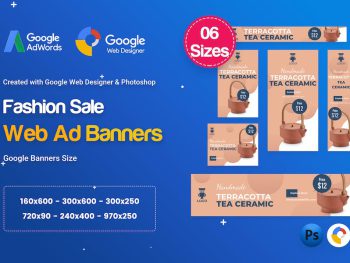 Product Sale Banners HTML5 D42 Ad - GWD & PSD Yazı Tipi