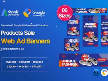 Product Sale Banners HTML5 D51 Ad - GWD & PSD Yazı Tipi