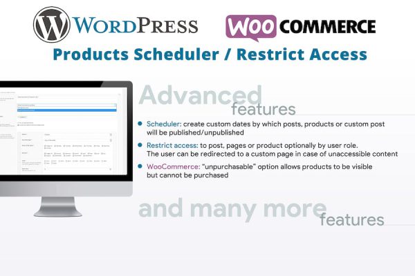 Products Scheduler / Restrict Access WordPress Eklentisi