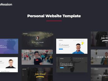 Profession - Onepage Personal