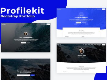 Profilekit - Bootstrap Portfolio Template Yazı Tipi