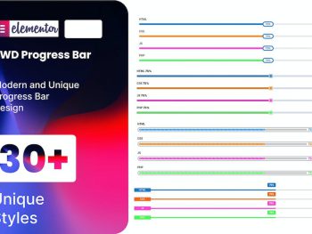 Progress Bar addon for Elementor WordPress Eklentisi