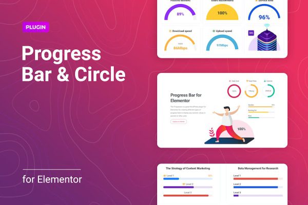 Progress Bar and Progress Circle for Elementor WordPress Eklentisi