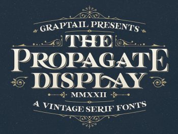 Propagate - Vintage Serif Yazı Tipi