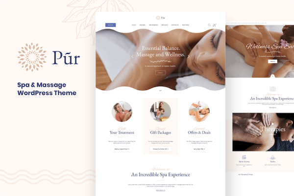 Pur - Wellness & Spa WordPress Teması