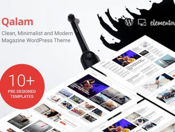 Qalam - NewsPaper and Magazine WordPress Teması