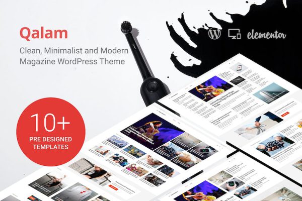 Qalam - NewsPaper and Magazine WordPress Teması