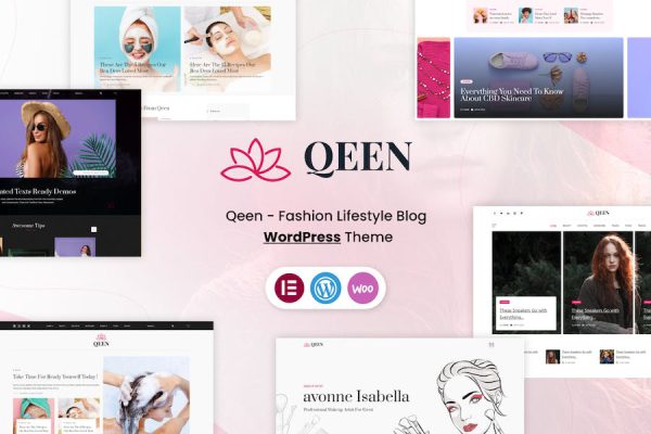 Qeen - Fashion Lifestyle Blog WordPress Teması