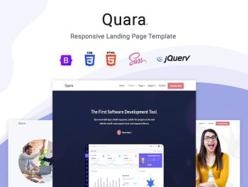 Quara - Responsive Landing Page Template Yazı Tipi