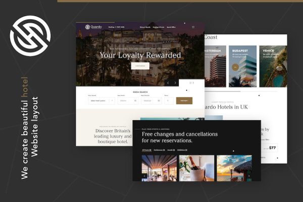 Quardo - Deluxe Hotels WordPress Teması