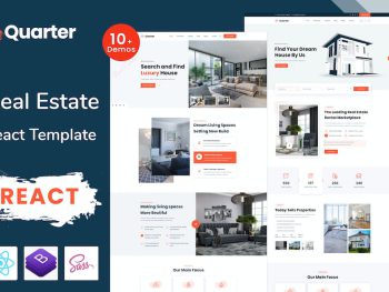 Quarter - Real Estate React Template Yazı Tipi