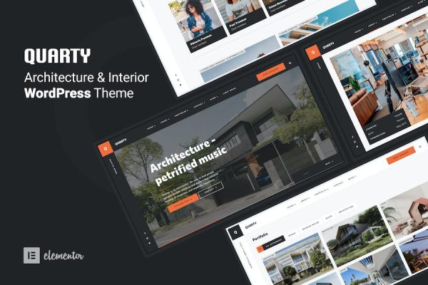 Quarty - Architecture Elementor WordPress Teması