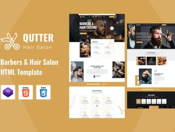 Qutter - Barbers & Hair Salons HTML Template Yazı Tipi