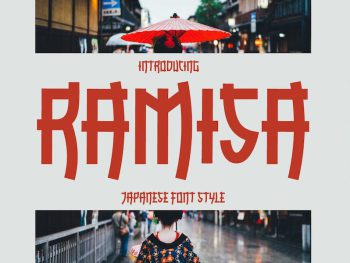 RAMISA Faux Japanese Font Yazı Tipi