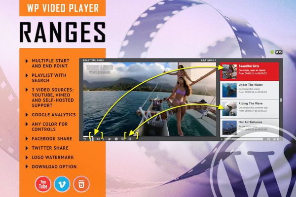 RANGES - Video Player With Multiple Intervals WordPress Eklentisi