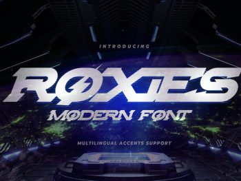 ROXIES - ModernFont Yazı Tipi