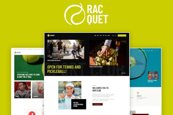 Racquet WordPress Teması